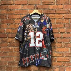 New England patriots Tom Brady all over print jersey L